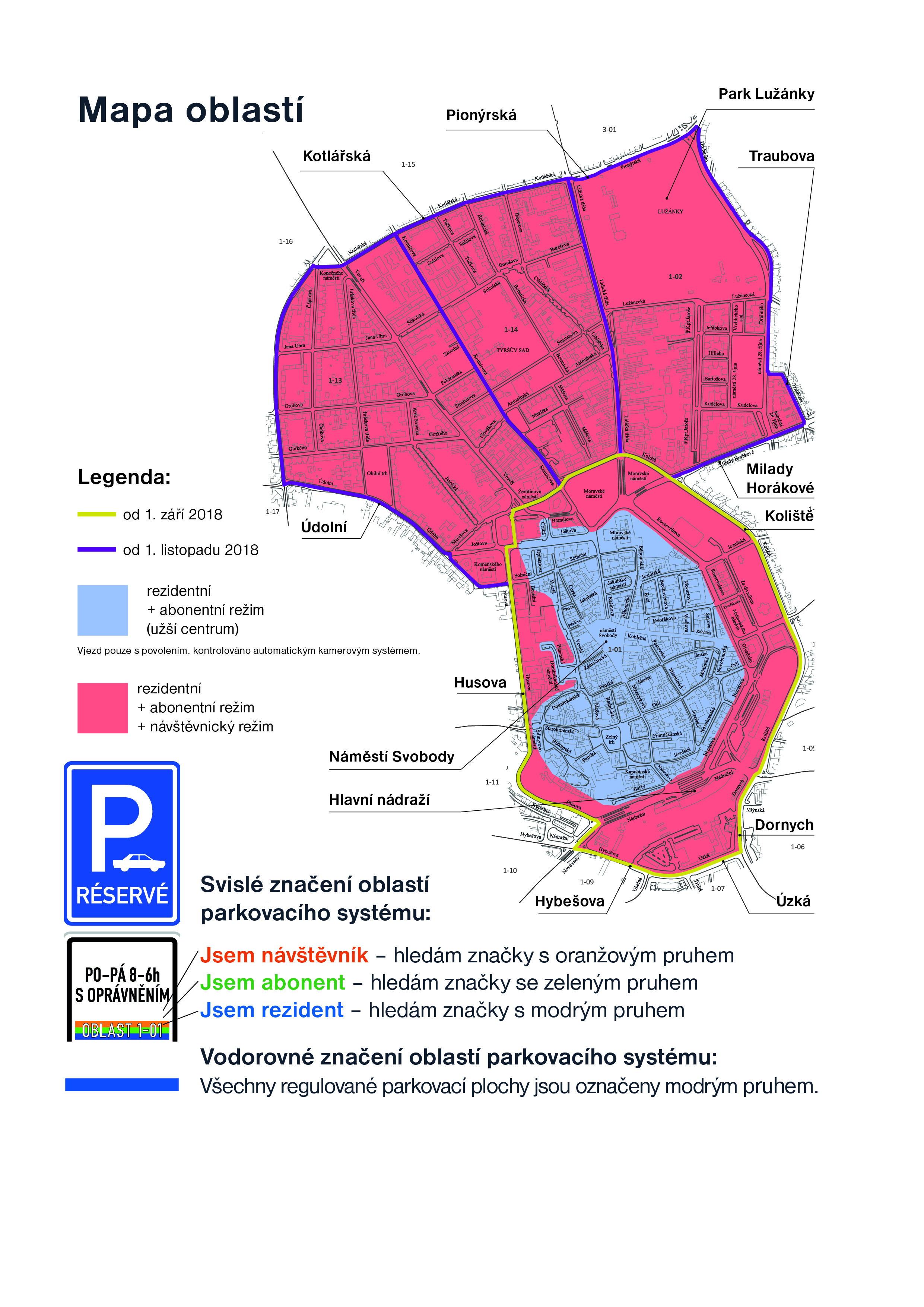 mapa brna do mobilu Parkování v Brně | Parkování pro návštěvníky mapa brna do mobilu